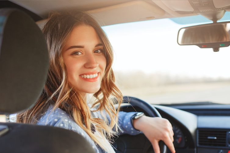 Woman at the wheel Woman at the wheel