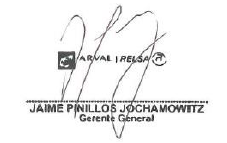 Firma Jaime Pinillos